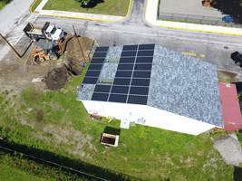 SOLAR PANELS ADDED TO THE MAINTENANCE BUILDING