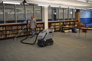 WHOLE-BUILDING CLEANING WELL UNDERWAY