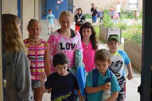 STUDENT ARRIVAL FOR SUMMER SCHOOL