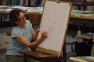 CHILDREN'S BOOK ILLUSTRATOR VISITED